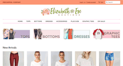 Desktop Screenshot of elizabethandeve.com